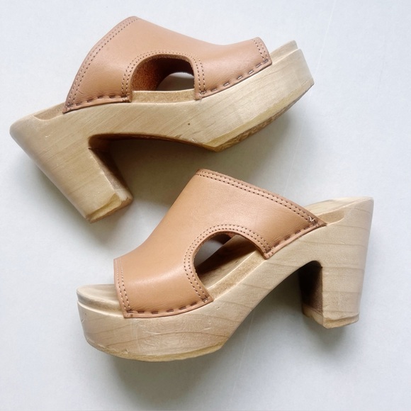 No.6 #6 six Alexis Clog on Platform in Bone Shoes Clogs Women’s size 38 7.5 8 - Picture 2 of 11